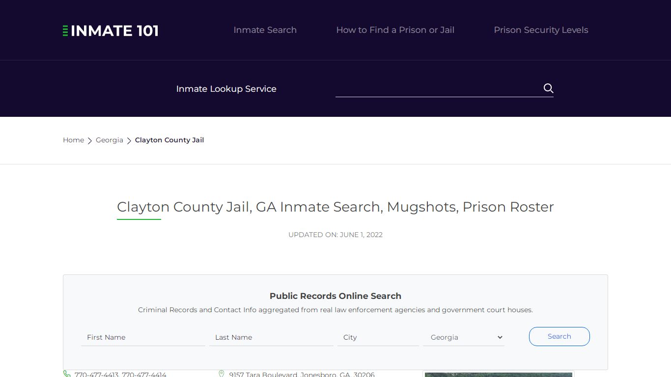 Clayton County Jail, GA Inmate Search, Mugshots, Prison ...